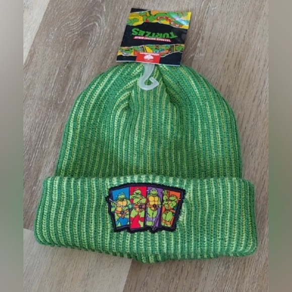 Nickelodeon Other - Green Teenage Mutant Ninja Turtles Beanie for Boys NWT